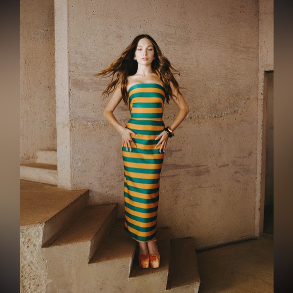 Brandon Maxwell silk and wool dress, size 4.